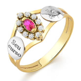 Anel de formatura em ouro 18k - Beatriz - Volpi Joias